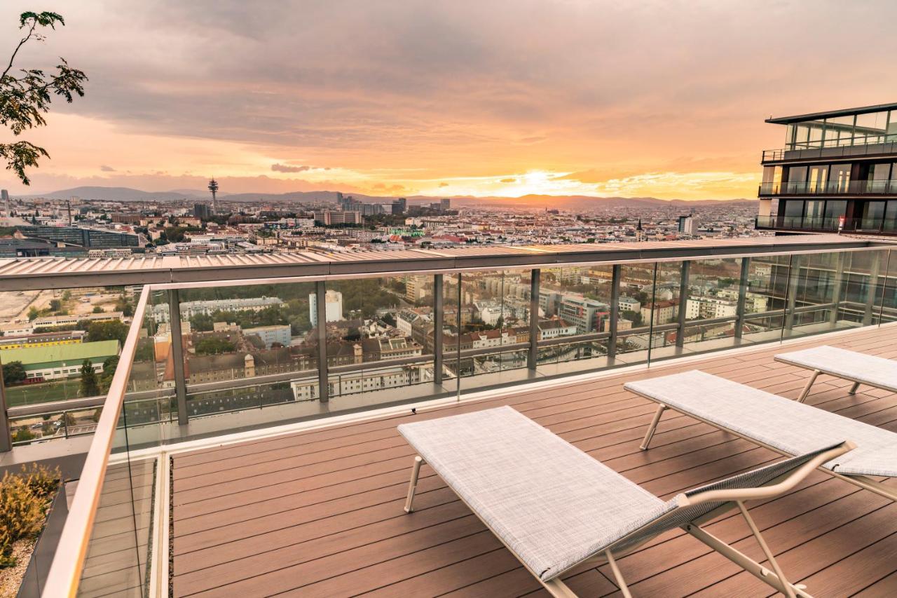 Triiiple Tower Dream Apartments With Rooftop-Summer-Pool Wien Exteriör bild
